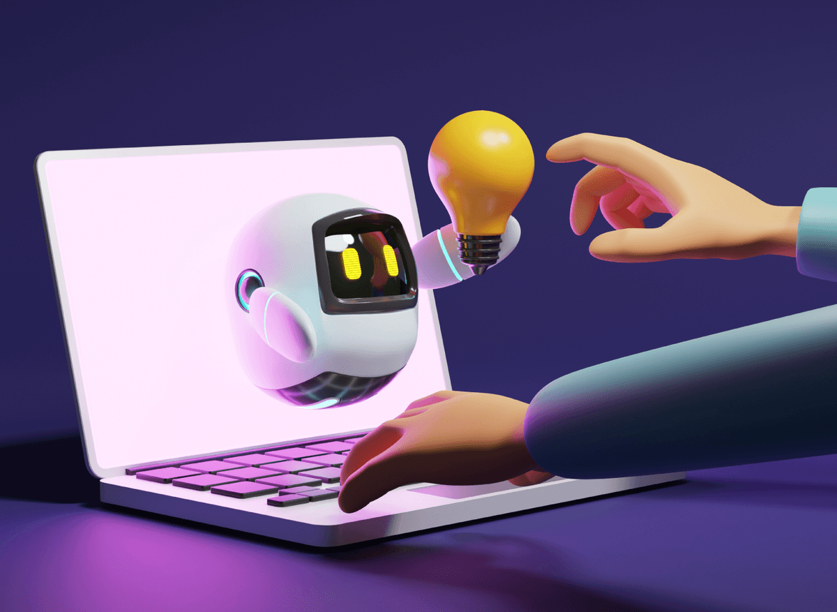 Abstract AI concept